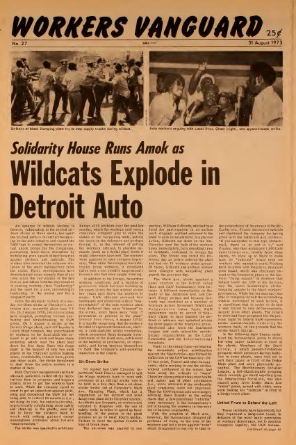 Workers Vanguard no. 27