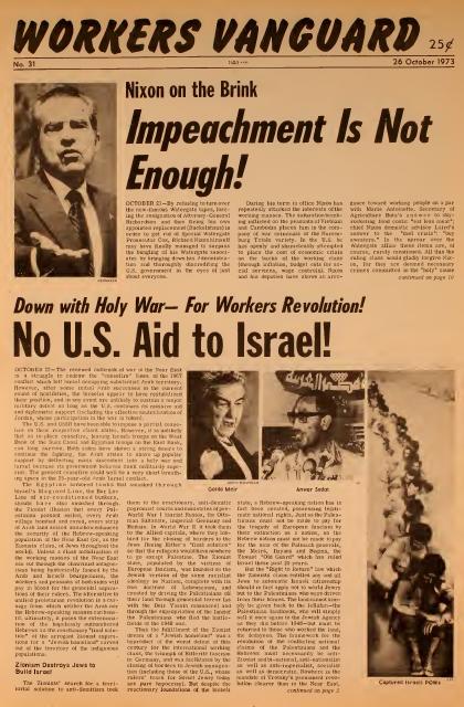 Workers Vanguard no. 31