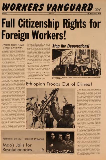 Workers Vanguard no. 63