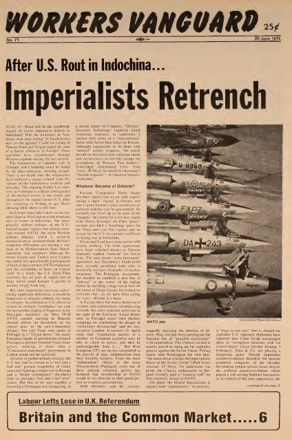 Workers Vanguard no. 71