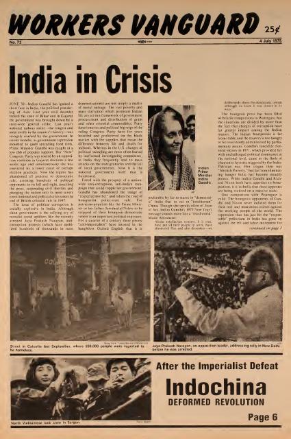 Workers Vanguard no. 72