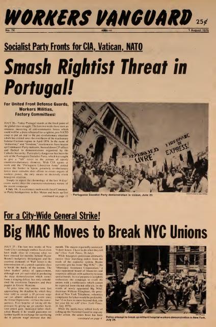 Workers Vanguard no. 74