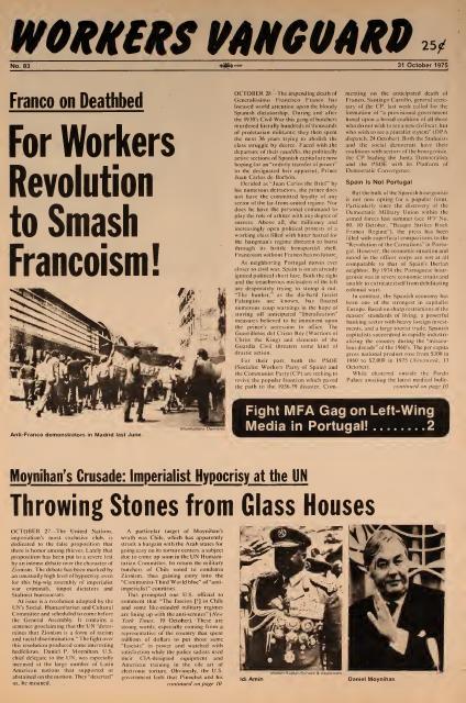 Workers Vanguard no. 83