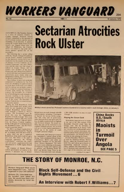 Workers Vanguard no. 92