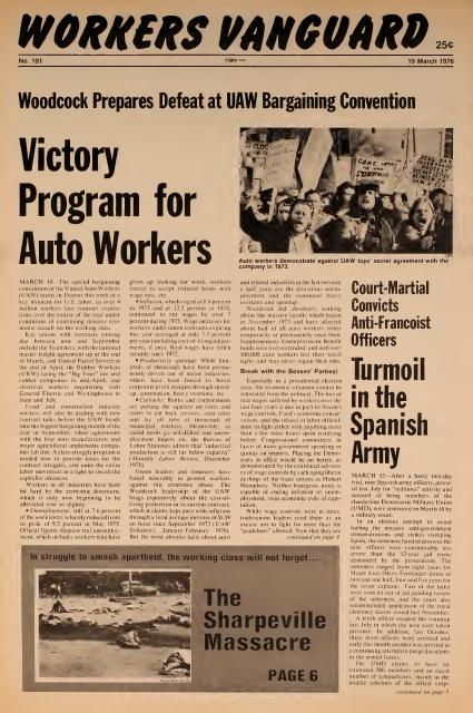 Workers Vanguard no. 101