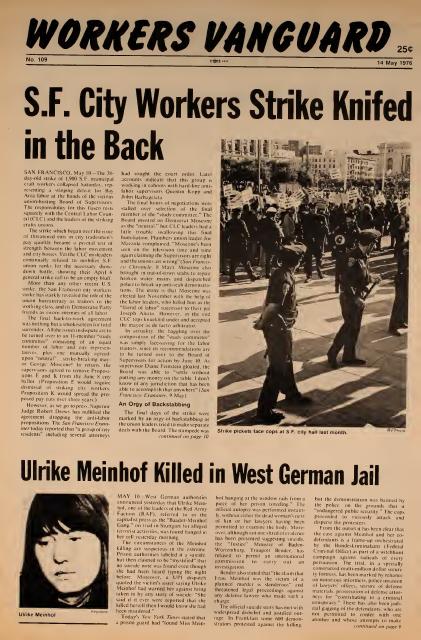 Workers Vanguard no. 109