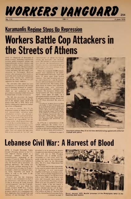 Workers Vanguard no. 112