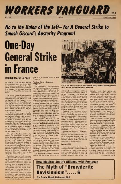 Workers Vanguard no. 129
