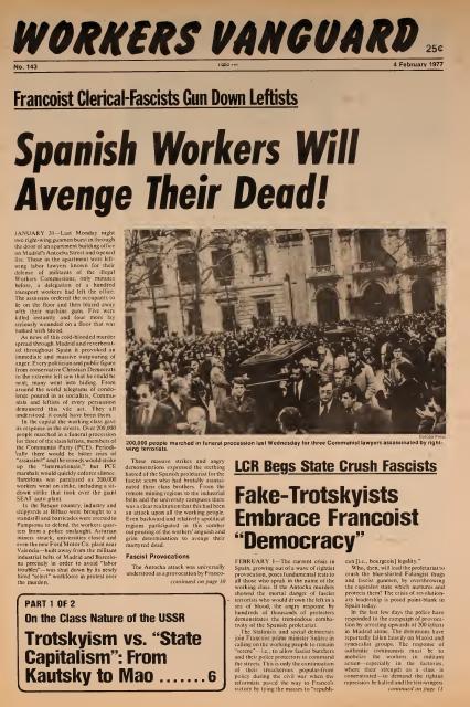 Workers Vanguard no. 143