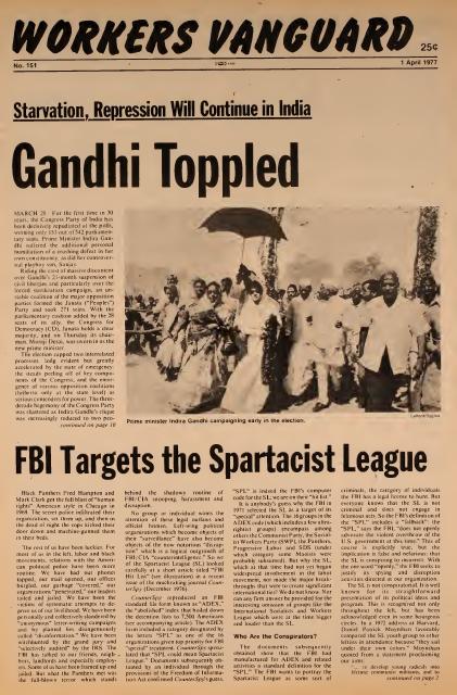 Workers Vanguard no. 151