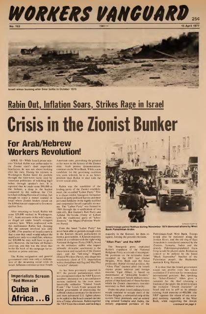 Workers Vanguard no. 153