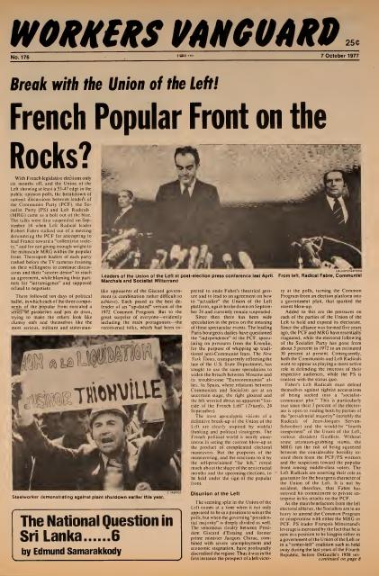 Workers Vanguard no. 176