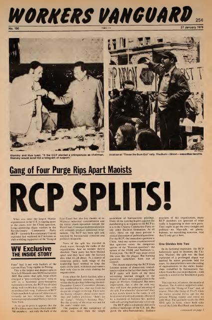 Workers Vanguard no. 190