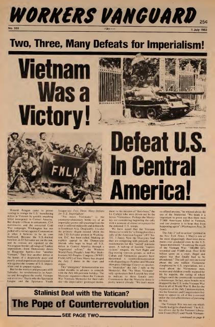 Workers Vanguard no. 333