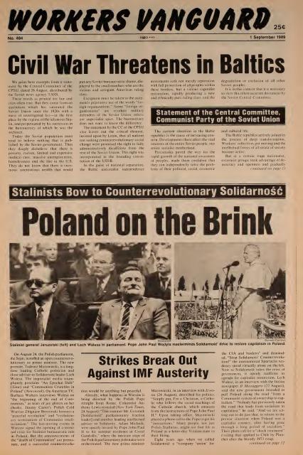 Workers Vanguard no. 484