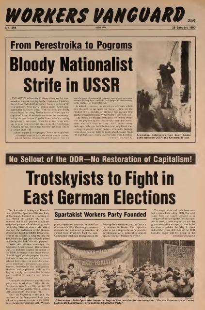 Workers Vanguard no. 494