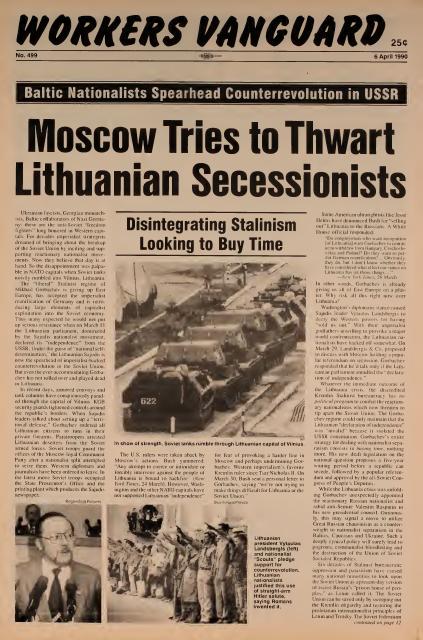 Workers Vanguard no. 499