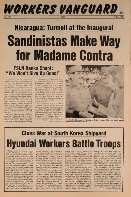 Workers Vanguard no. 501