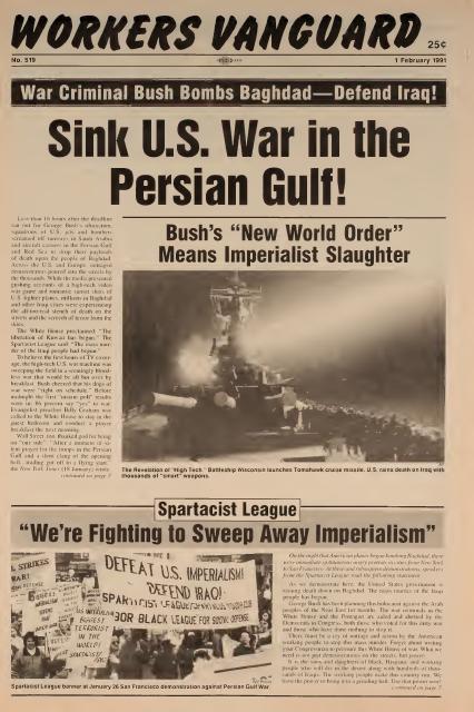 Workers Vanguard no. 519