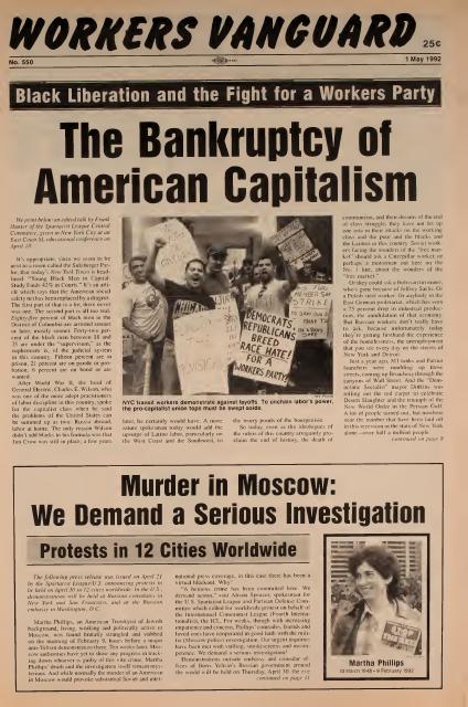 Workers Vanguard no. 550