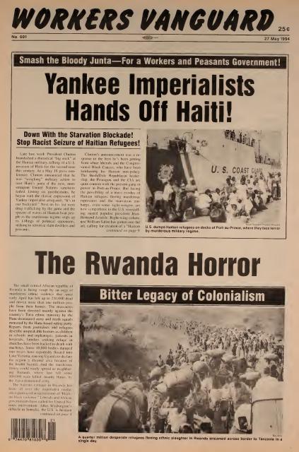 Workers Vanguard no. 601