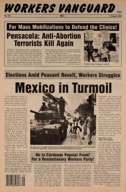 Workers Vanguard no. 604