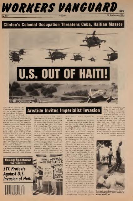 Workers Vanguard no. 607