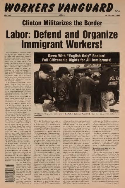 Workers Vanguard no. 639