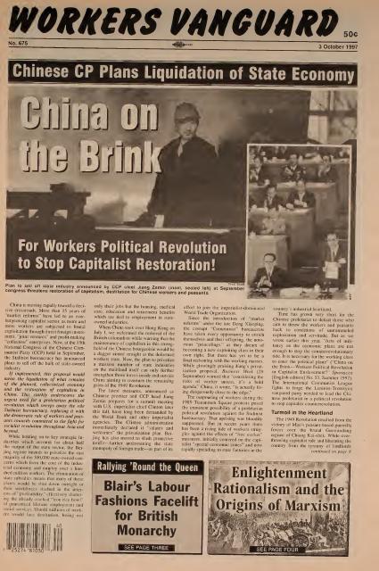 Workers Vanguard no. 675