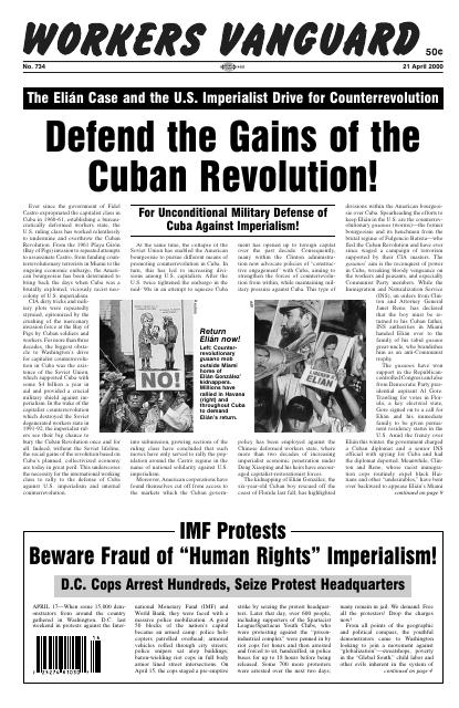 Workers Vanguard no. 734