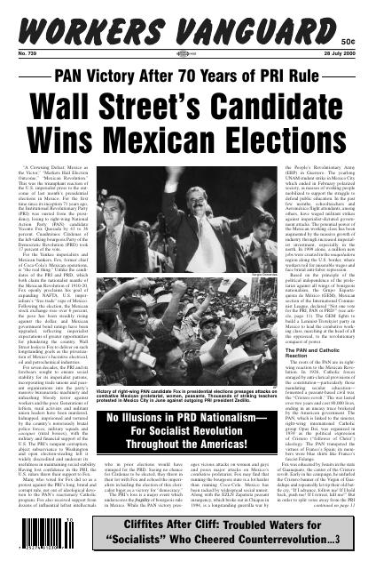 Workers Vanguard no. 739