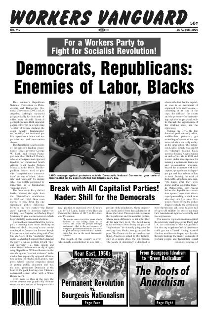 Workers Vanguard no. 740