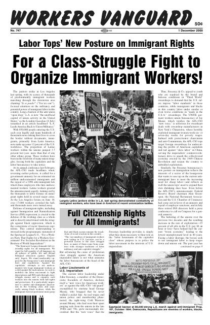 Workers Vanguard no. 747
