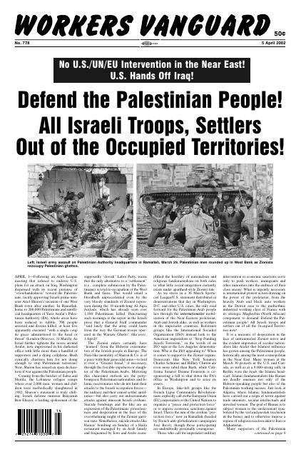 Workers Vanguard no. 778