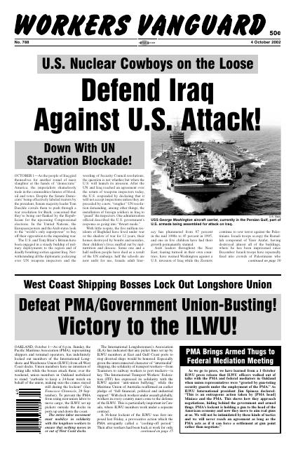 Workers Vanguard no. 788