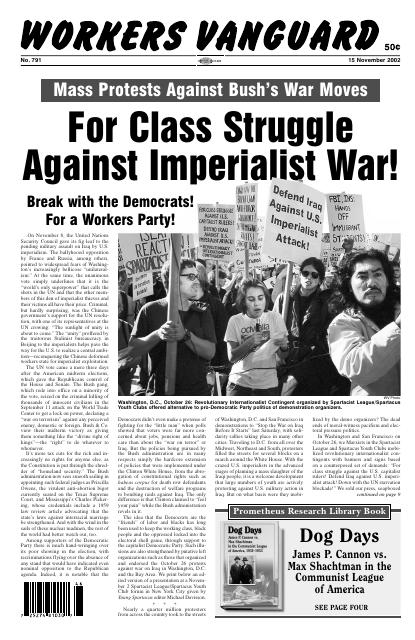 Workers Vanguard no. 791