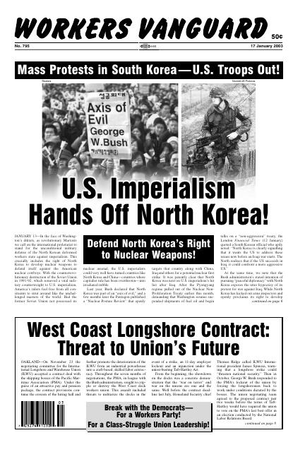 Workers Vanguard no. 795