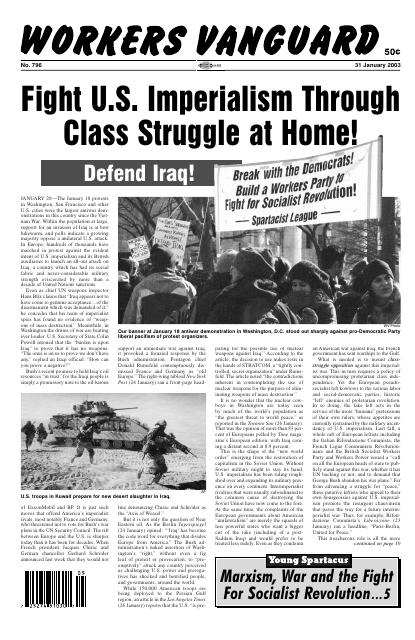 Workers Vanguard no. 796
