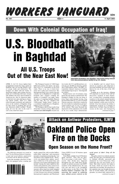 Workers Vanguard no. 801