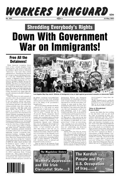 Workers Vanguard no. 804