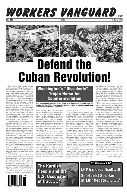 Workers Vanguard no. 805