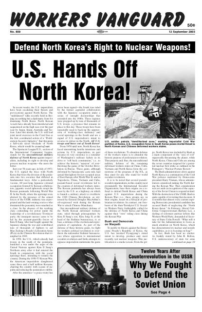 Workers Vanguard no. 809