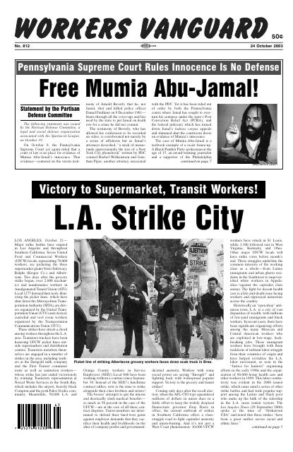 Workers Vanguard no. 812