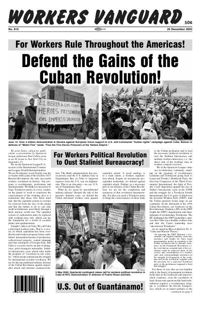 Workers Vanguard no. 816