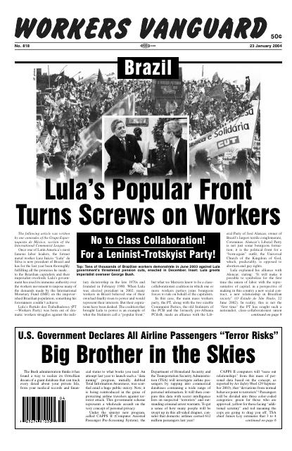 Workers Vanguard no. 818