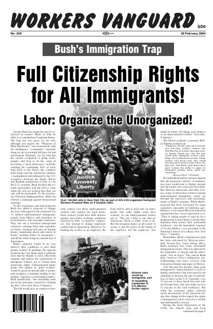 Workers Vanguard no. 820