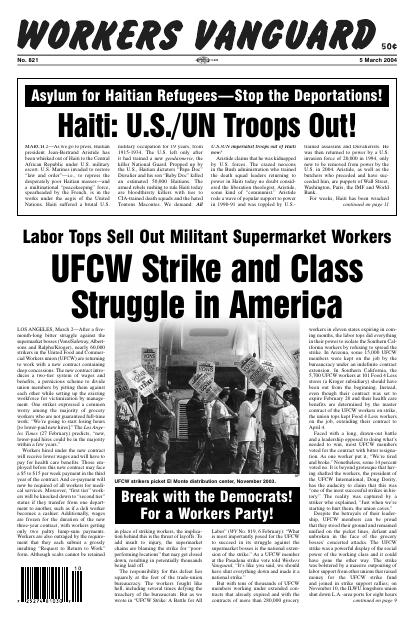 Workers Vanguard no. 821