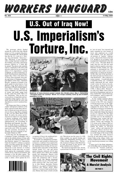 Workers Vanguard no. 826