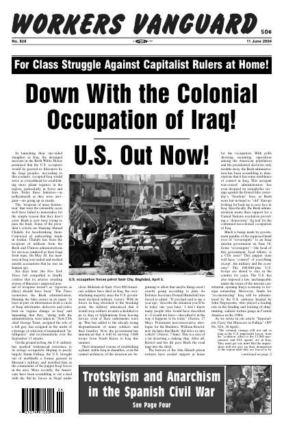 Workers Vanguard no. 828