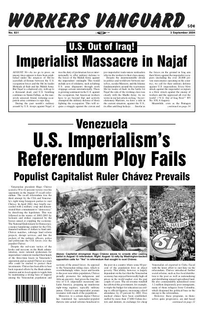 Workers Vanguard no. 831